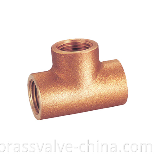 Bronze Female Thread Tee Coupling H524 Jpg